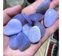 ICXLPMC 100 g 10 mm-20 mm naturale blu pizzo agata burattato pietre preziose ghiaia di cristallo forStoneStone dingchi Home Collezioni
