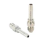 ICXLPMC 100pcs 16711-04-04 Male Threaded 74° Cone Use with Female JIC 7/16''x20 X 1/4'' Hose ISO9001 Passed Hydraulic Hose Fittings