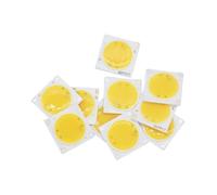 ICXLPMC 10pcs AC220V 12W 15W 20W 30W LED Source Chip Ceramic Substrate High Power LED COB 19mm Light Bulb Spotlight Downlight Lamps DIY(White,12W 10pcs)