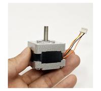 ICXLPMC 1PC 14H33HM 14 35MM Hybrid Stepping Electronic Starter 2-Phase 4-Wire 6.5 Ohms 5mm Shaft Pulley 13MM with Gear