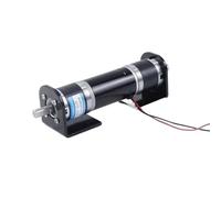 ICXLPMC 1Pcs 32GP-31ZY High Adjust Speed Double Head 12V 24V DC Plantary Gear Electronic Starter(6mm,16RPM_24V Electronic Starter X2 Bracket)