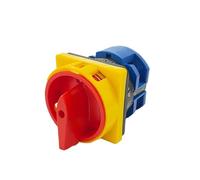 ICXLPMC 690V 63A Padlock Changeover Rotary Cam Switch ON/off 2 Position 1 Pole Padlock Emergency Stop LW26GS-63/1 YMW26