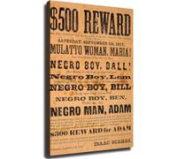 ICXLPMC African American History Poster Underground Railroad Freedom Seekers Educational Display Unframed,16x24inch(40x60cm)