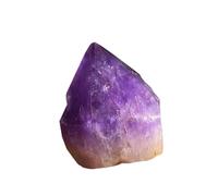 ICXLPMC Amethyst Crystals Rough Stones,Raw Point,Crystal Bud Purple Gemstone for Fengshui Home Office Decoration Collection,About 250g