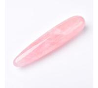 ICXLPMC Bacchetta di ossidiana nera in quarzo rosa naturale, bacchetta Yoni, bacchetta da dea per donne collezioni per la casa (colore: verde)