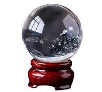 ICXLPMC Clear Crystal Ball White Quartz Sphere, Balls for Home and Office Fengshui Decor, and,3~4cm