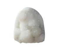 ICXLPMC Clear Quartz Crystal Cluster,White Standing Geode,Stunning for Home Decor, and,About 1kg