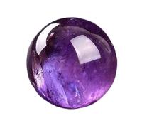 ICXLPMC Crystal Ball Amethyst raw Stone Seven Star Array Home Decoration,Purple,30mm