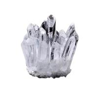 ICXLPMC Crystal Cluster for Collection, Clear Quartz White Rock Rough Geode Stone for Home Office Decor,About 1000g