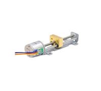 ICXLPMC DC 5V/12V 15mm/20mm Stepper Stepping Electronic Starter A 35mm Stroke Stroke Linear Screw Nut Slider 2-Phase 4-Wire (B 55mm Stroke)