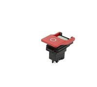 ICXLPMC Emergency Stop Switch off-On Red Cover Emergency Stop Push Button Switch 16A Power-off/Undervoltage Protection Electromagnetic Start Switch(ZCD-02D)