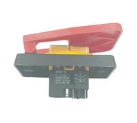 ICXLPMC Emergency Stop Switch off-On Red Cover Emergency Stop Push Button Switch 16A Power-off/Undervoltage Protection Electromagnetic Start Switch(5 Pins)