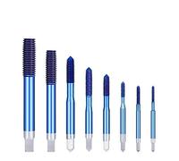 ICXLPMC Fluteless Forming Machine Taps M2-M12 Blue Coated Thread Tap Metric Tap Drill Extrusion Taps 1Pcs (Color : M8x1.25) ICXLPMC