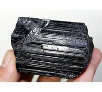 ICXLPMC Pietra di cristallo naturale tormalina nera originalStone dingchi Home Collections (Colore: 1 pezzo 210-250 g)