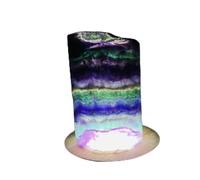 ICXLPMC Pietre preziose e cristalli fluorite naturale lampada decorazione camera gioielli coppia pietra romatica lampada dingchi Home Collezioni (colore: No.14)