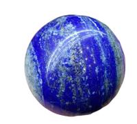 ICXLPMC Polished Blues Crystal Sphere Lapis Lazuli Gemstone Decorative Ball for Home Decor Divination Altar Feng Shui Gift,60~70mm