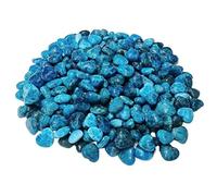 ICXLPMC Regalo Blu Apatite Naturale Blu Scuro Pietra di Cristallo a Forma di Cuore Home Collezioni (Dimensioni: 10PCS)