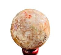 ICXLPMC Snowflakes, Cherry Blossoms, Agate Crystal Balls, Home Decorations (Size : 300-350g)