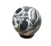 ICXLPMC Stone Shell Jasper Thousand Eyes Crystal Polishing Ball Gift(5.5-6cm)