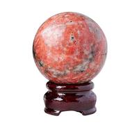 ICXLPMC Stone Sunstone Crystal Ball Raw Sphere Power,60~65mm