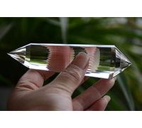 ICXLPMC Vero Tibetano himalayano ad Alta Quota Trasparente a 36 Lati con Punta di Cristallo al Quarzo Bacchetta Vogel da 4,88 Pollici Spirituale yuebang Raccolta domiciliare