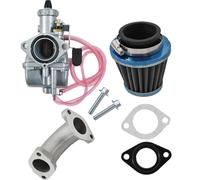 ICXLPMC VM22 26mm Carburetor Carb with Air Filter Intake Replacement for 125cc 140cc Pit Dirt Bikes XR50 CRF70 KLX BBR Thumpstar Braaap Atomic DHZ SSR BBR ICXLPMC