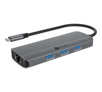 ICY BOX 6-in-1 Travel Docking 1× HDMI 4K60Hz 3× Usb-A IB-DK4034A-CPD