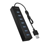Raidsonic 7 Port Icy Box Usb Hub Adapter Argento