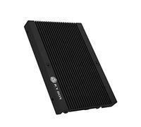 ICY BOX Adattatore da M.2 a U.2 in formato 2,5 pollici per M.2 NVMe SSD, PCIe 4.0 x4 standard, dissipatori di raffreddamento, alluminio, nero, 60778