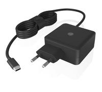 ICY PS111-PD - Caricabatterie USB, 65 W, 5 - 20 V, cavo USB tipo C, nero