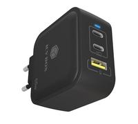 ICY BOX 3Port 65W GaN Ladegerät con PD 3.0 2x USB Type-C 1x IB-PS1030-PD