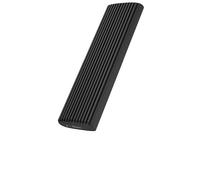 ICY BOX Case SSD/NVMe M.2, USB 3.2 (10 Gbit/s), senza strumenti, sistema di raffreddamento, USB-C, USB-A, PCIe, M-Key, esterno, Plug & Play, adattatore NVMe, alluminio, nero, IB-1808MCT-CU31