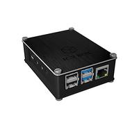RPI CASE RP110 - Custodia per Raspberry Pi 4, alluminio, nero