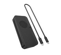 ICY BOX Diamond Case 1980 (Case SSD M.2 NVMe Thunderbolt 5), fino a 80 Gbit/s, alluminio, ventola attiva, tool-free, per 2280 M-Key, fino a 8 TB, IB-1980M-80G