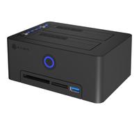 ICY BOX Docking- & Klonstation HDD con Kartenleser La IB-1233CL-CR