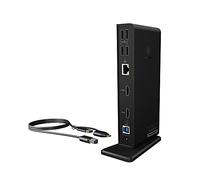 ICY BOX IB-DK2251AC replicatore di porte e docking station per notebook Cablato Nero [60638]