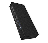 ICY BOX Docking Station USB-C (17-in-1) per 4 monitor (4x HDMI e 4x DP), 5K 60Hz | 4K 60Hz, 1x USB 3.2 Gen 2 (10 Gbit/s), 3x HUB USB 3.0, 100W PD, 2.5 Gbit Ethernet, lettore di schede, IB-DK2288AC