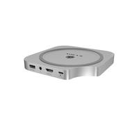 ICY BOX Docking station USB-C (7-in-1) con slot M.2 NVMe, HDMI 4K 60Hz, 3x USB-A, SD microSD, 10 Gbit/s, alluminio, per Mac mini M4, Club Dock 100, IB-DK100