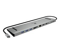 Icy Box - IB-DK2106a-CPD Cablato USB 3.2 Gen 1 (3.1 Gen 1) Type-C Antracite, Nero - SPEDIZIONE GRATUITA