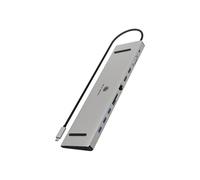 Icy Box - IB-DK2106a-CPD Cablato USB 3.2 Gen 1 (3.1 Gen 1) Type-C Antracite, Nero - SPEDIZIONE GRATUITA