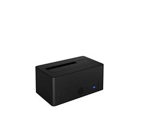 ICY BOX HDD/Hard Drive Docking Station USB 3.0 per SATA 2,5" e 3,5", stazione di clonazione e lettore di dischi rigidi, adattatore, esterno, nero, IB-1121-U3