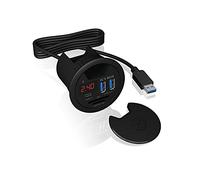 ICY IB-HUB1404 - Lettore di carte a tavola, punto di carico. Indicatore LED