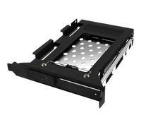 Raidsonic Icy Box – Telaio intercambiabile 3,5'' IB-2207STS per 1 SATA 2,5'' con staffa PCI Nero