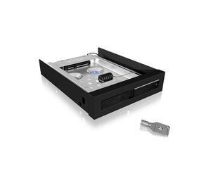 ICY BOX IB-2217ASTS Vassoio per dischi da 8,89 cm (3,5 ) Nero - Nouvo