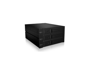 ICY BOX IB-563SSK 2x Vassoio per dischi da 5,25 nero - Nouvo