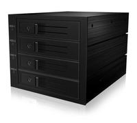 ICY IB-564SAS - Placca intercambiabile 3x 5,25 per 4x 3,5 SAS/SATA, 12 Gb/s.