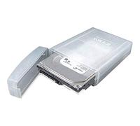 ICY IB-AC602A - Custodia di protezione del disco rigido per 1 x 3,5'', trasparent
