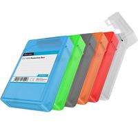 ICY BOX IB-AC602b-6 Custodia a sacchetto Plastica Blu, Verde, Grigio, Arancione, Rosso, Bianco (Icy Box [IB-AC602B-6] 3.5 Hard