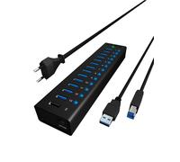 ICY IB-AC6113 - Porta USB 3.0 HUB 13 + 1 porta di ricarica, attiva