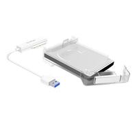 ICY BOX IB-AC703-U3 Box esterno HDD/SSD Bianco 2.5"
